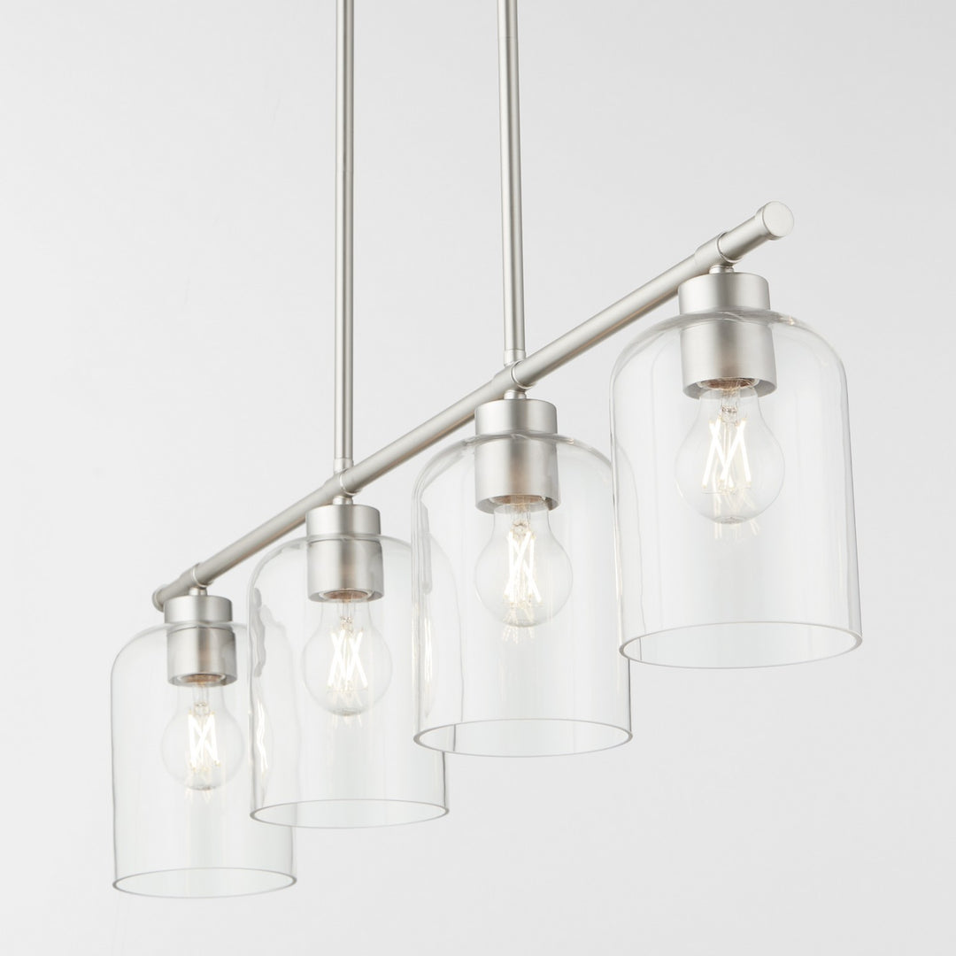 Quorum Four Light Linear Chandelier