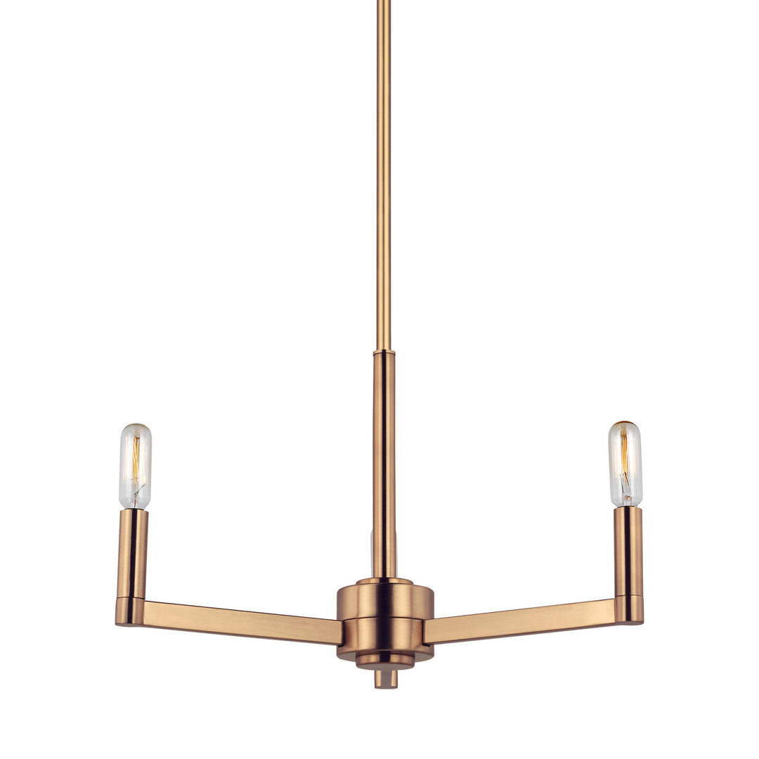 Visual Comfort Studio Three Light Chandelier