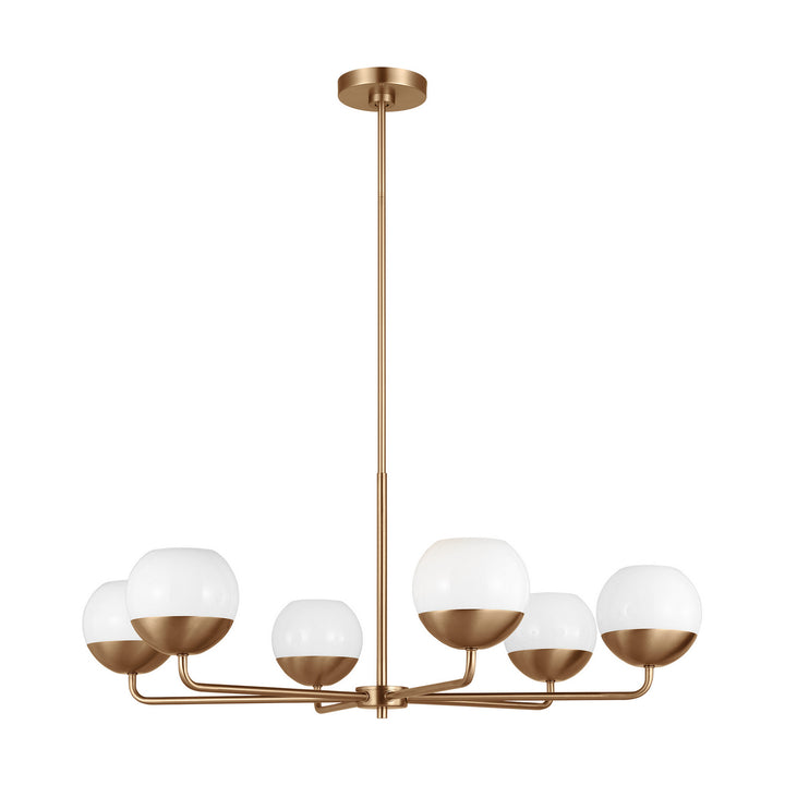 Visual Comfort Studio Six Light Chandelier