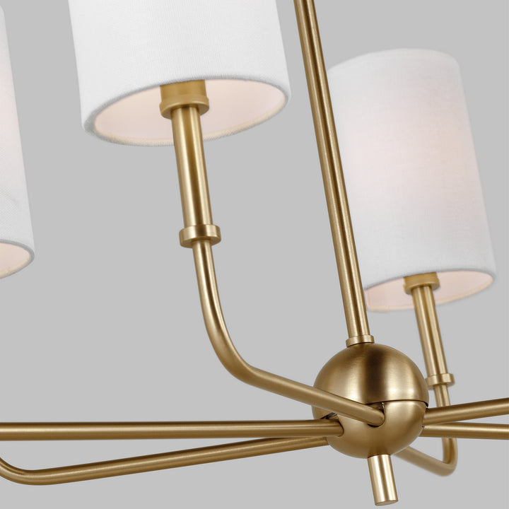 Visual Comfort Studio Six Light Chandelier