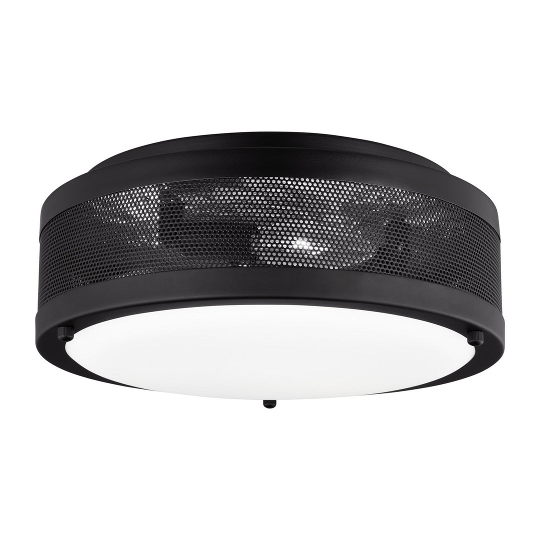 Visual Comfort Studio Three Light Flush Mount