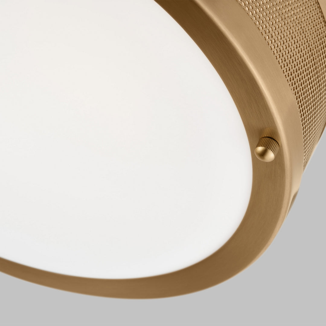 Visual Comfort Studio Three Light Flush Mount