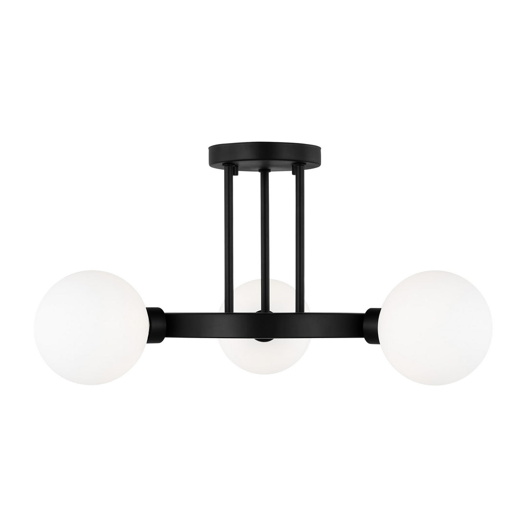 Visual Comfort StudioClybournThree Light Semi-Flush Mount