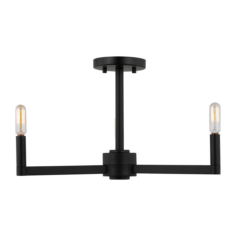 Visual Comfort StudioFulltonThree Light Semi-Flush Mount