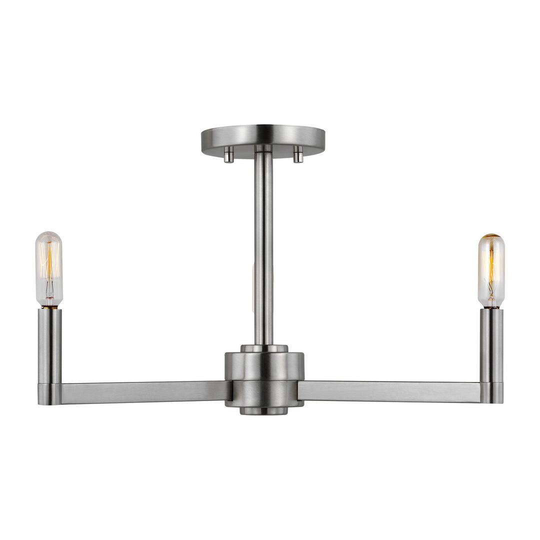 Visual Comfort StudioFulltonThree Light Semi-Flush Mount