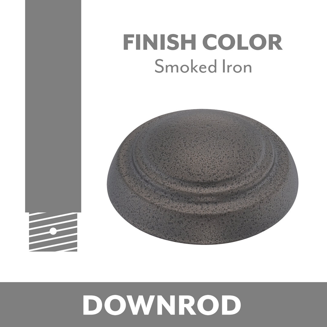 Ceiling Fan Downrod in Smoked Iron