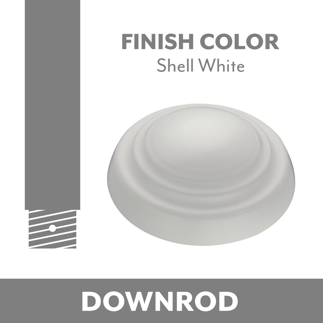 Ceiling Fan Downrod in Shell White