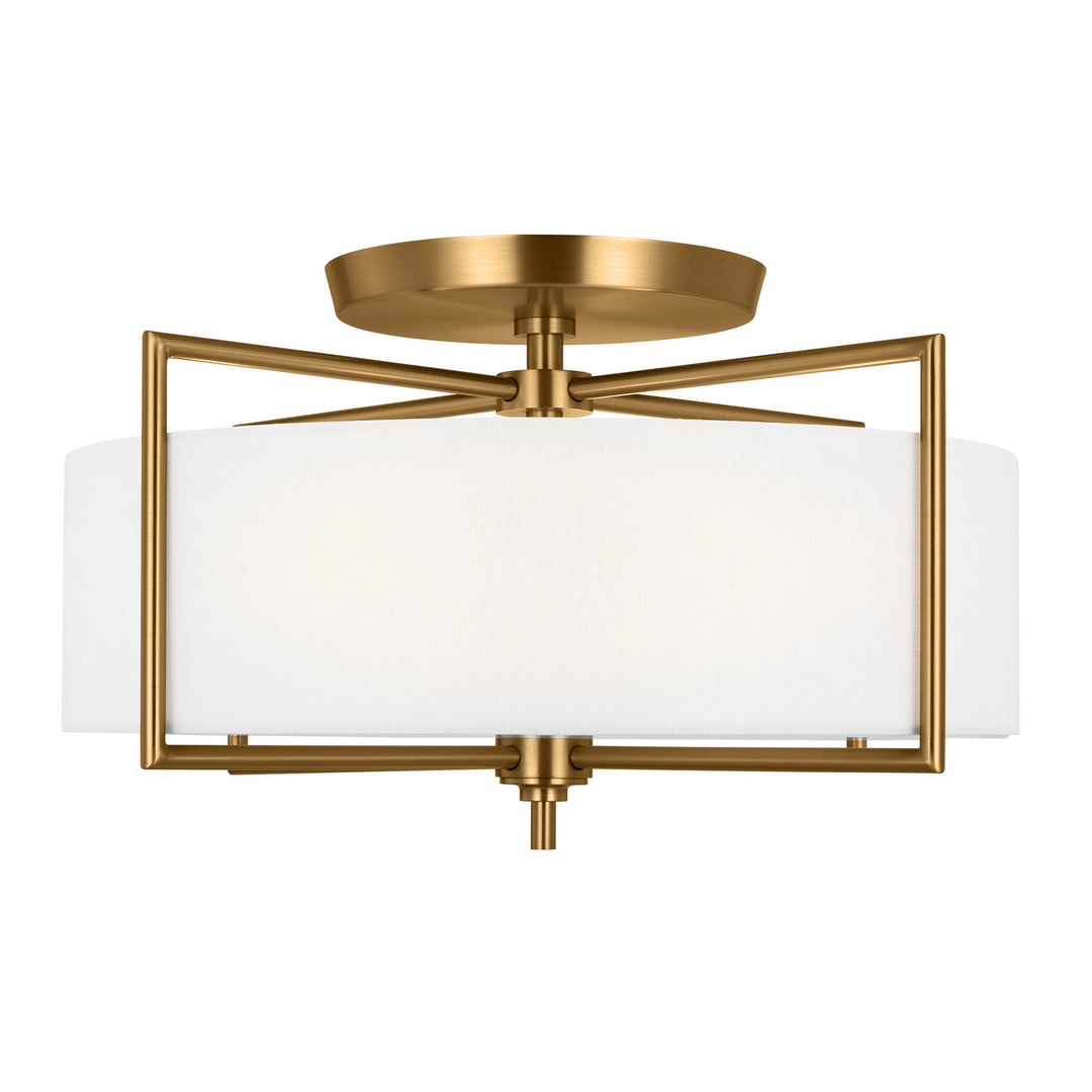 Visual Comfort StudioPernoThree Light Semi-Flush Mount