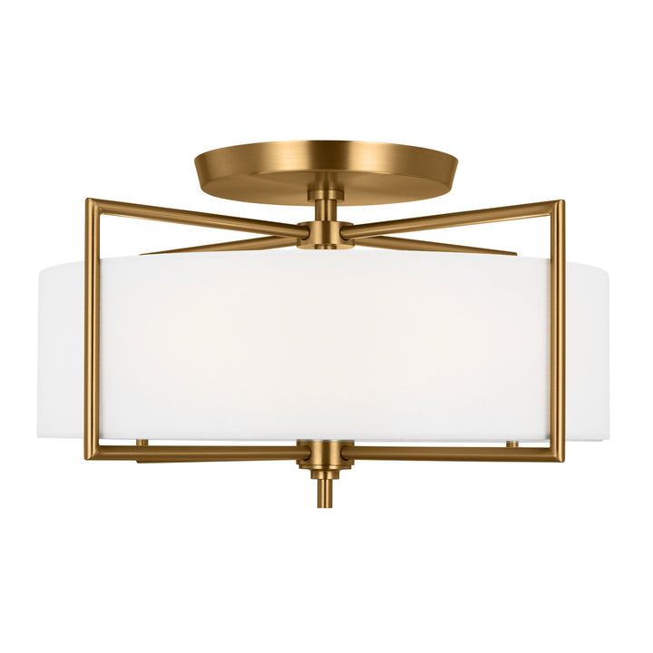 Visual Comfort StudioPernoThree Light Semi-Flush Mount