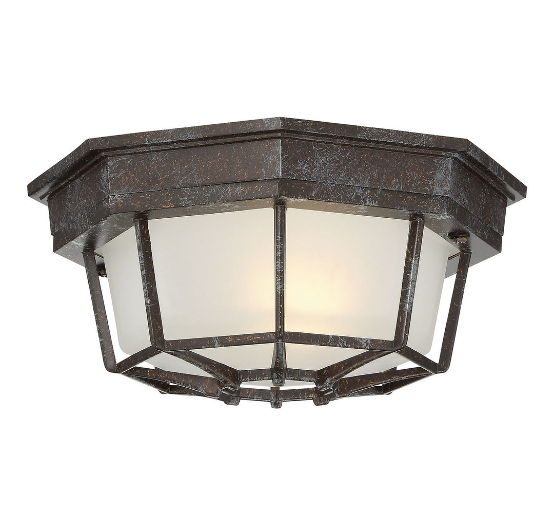 Savoy House Exterior Collections One Light Flush Mount