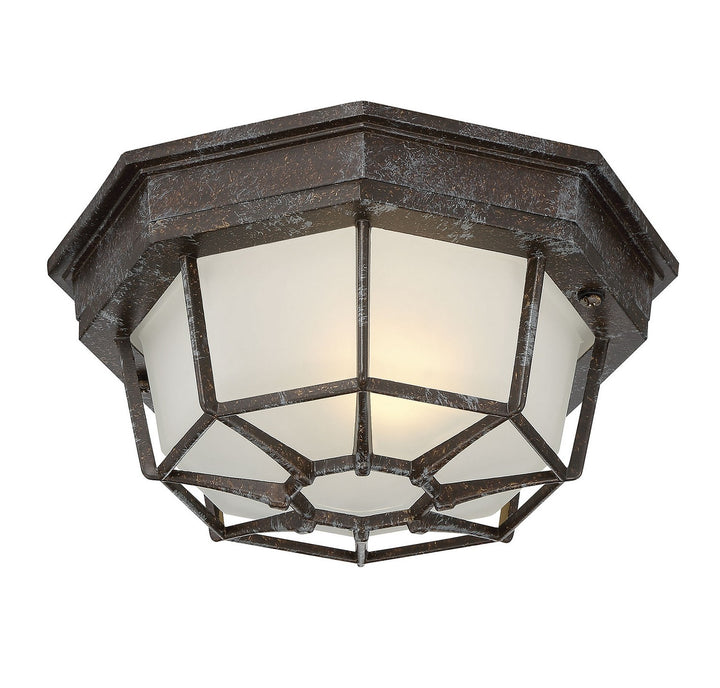 Savoy House Exterior Collections One Light Flush Mount