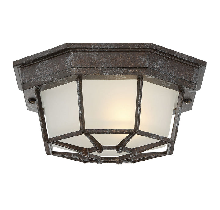 Savoy House Exterior Collections One Light Flush Mount