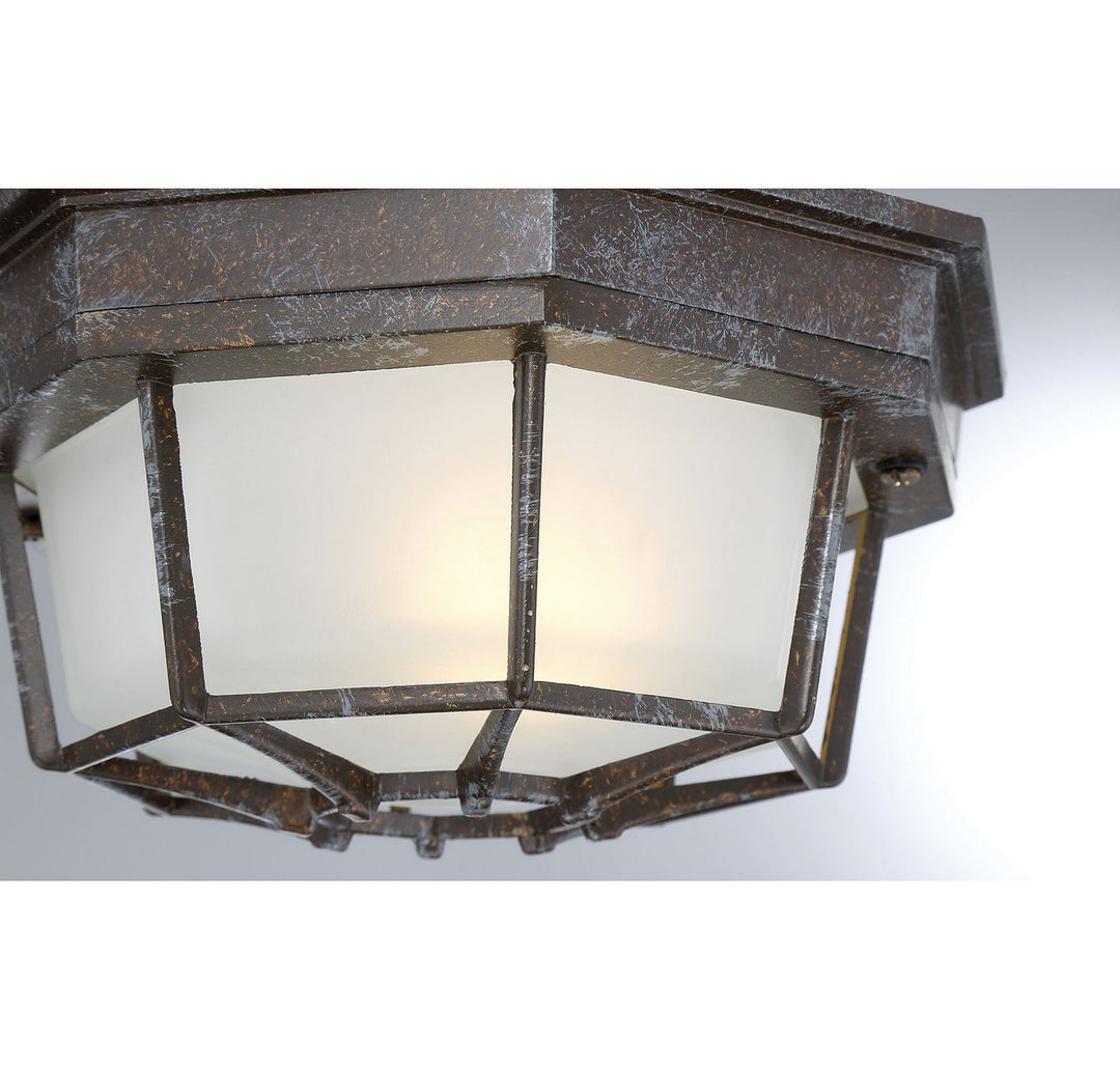 Savoy House Exterior Collections One Light Flush Mount