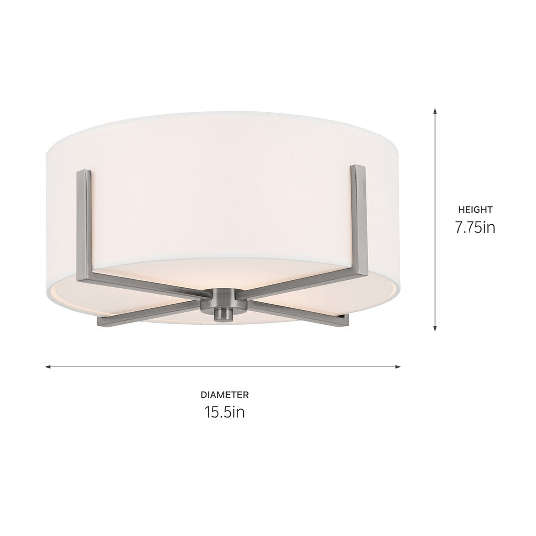 Kichler Two Light Flush Mount