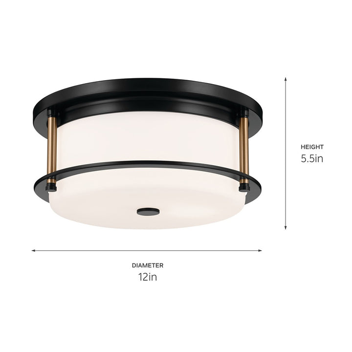 Kichler Two Light Flush Mount