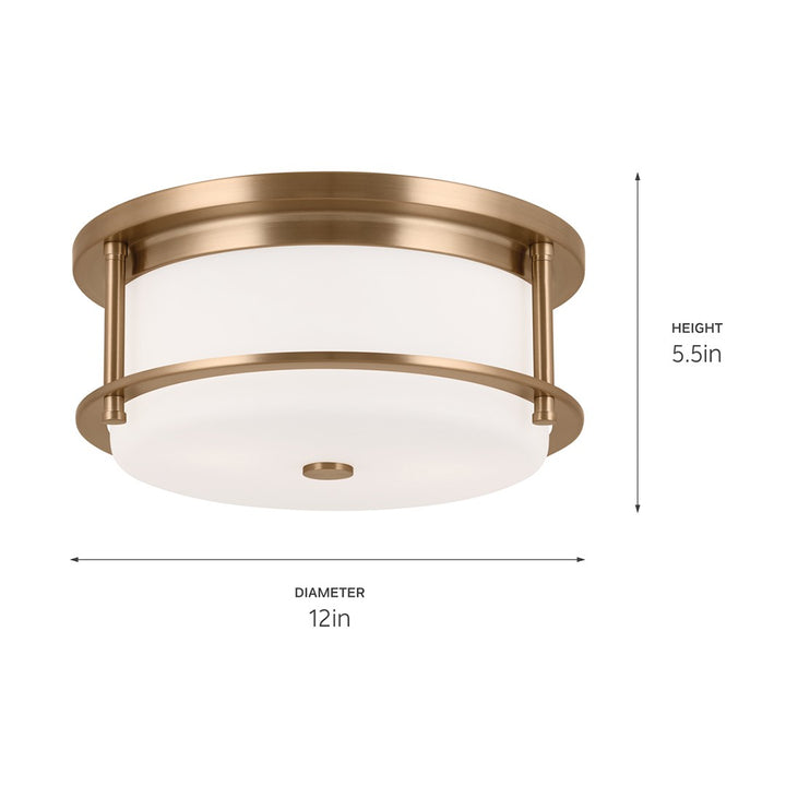 Kichler Two Light Flush Mount