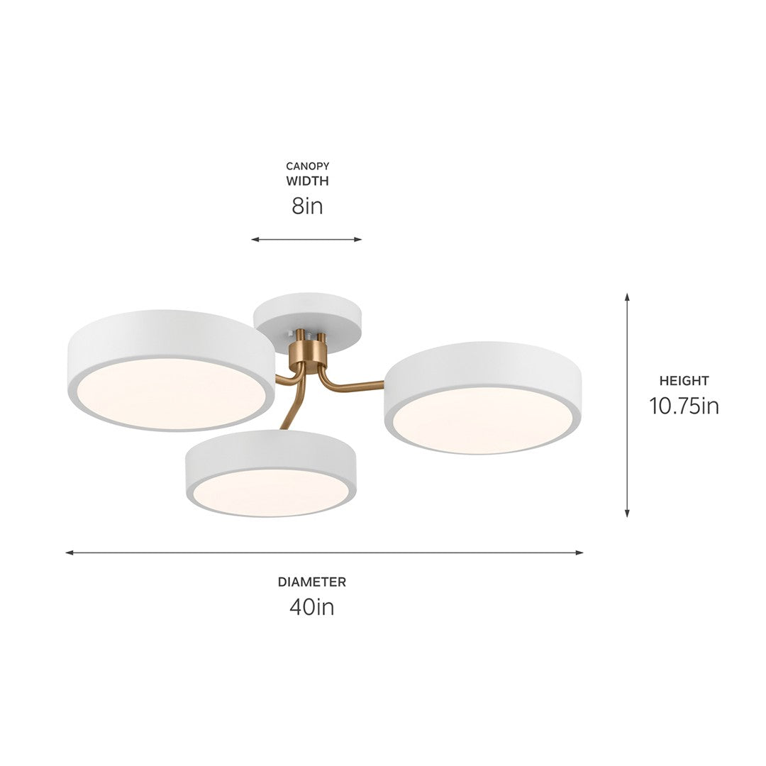 Kichler LED Semi Flush Mount