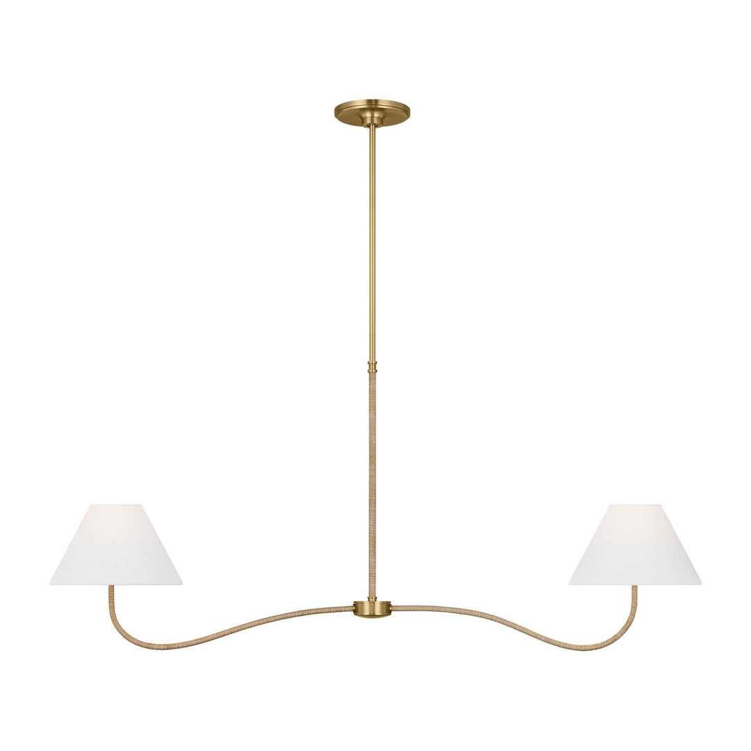 Visual Comfort StudioLagunaTwo Light Linear Chandelier