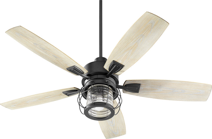 Quorum Galveston 52" Outdoor Pull Chain Patio Fan with 9W LED Light