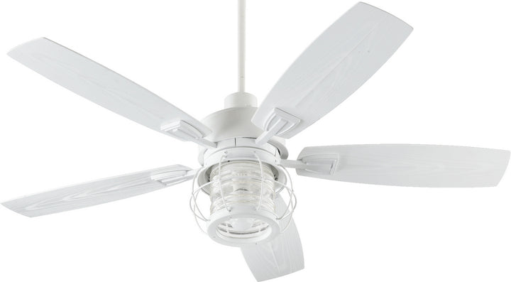 Quorum Galveston 52" Outdoor Pull Chain Patio Fan with 9W LED Light