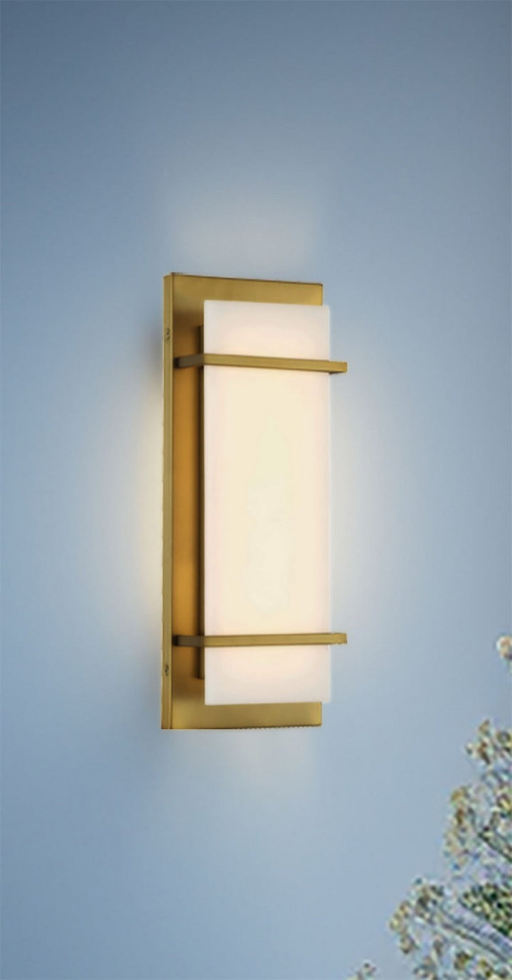 Minka Lavery Tarnos LED Wall Sconce in Soft Brass