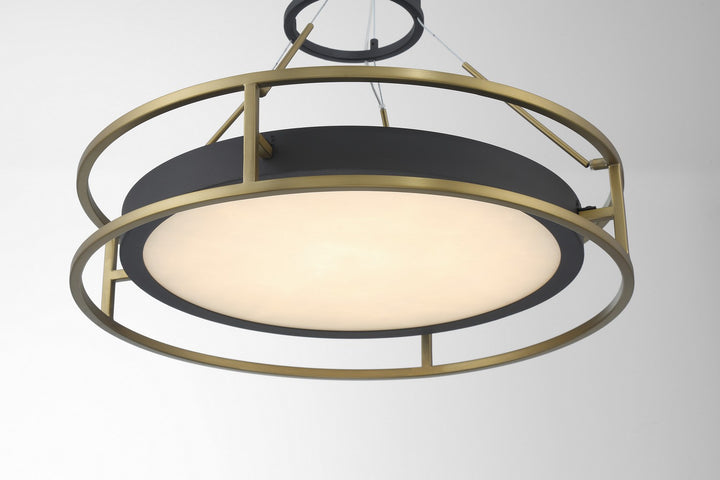 Minka Lavery Levitation LED Pendant in Sand Coal & Soft Brass