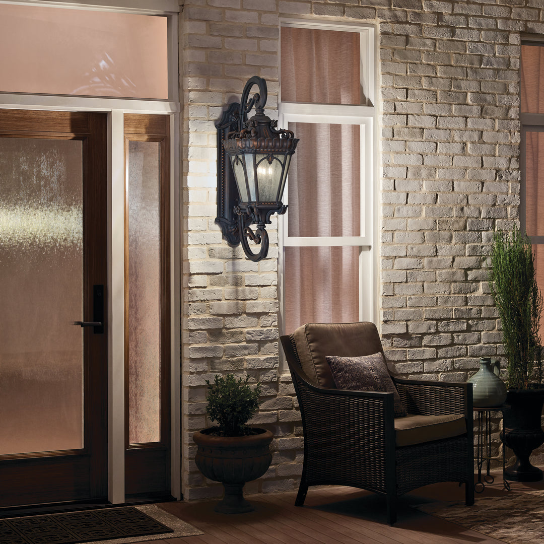 Kichler Four Light Outdoor Wall Mount