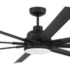 Craftmade Rush 84" Ceiling Fan Wet Rated no Wifi | 84" Outdoor Ceiling Fan