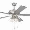 Craftmade Eos Clear 4 Light | 52" Indoor Ceiling Fan
