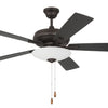 Craftmade Eos 3 Light Bowl | Indoor Ceiling Fan with 5W B11 & Pull Chain