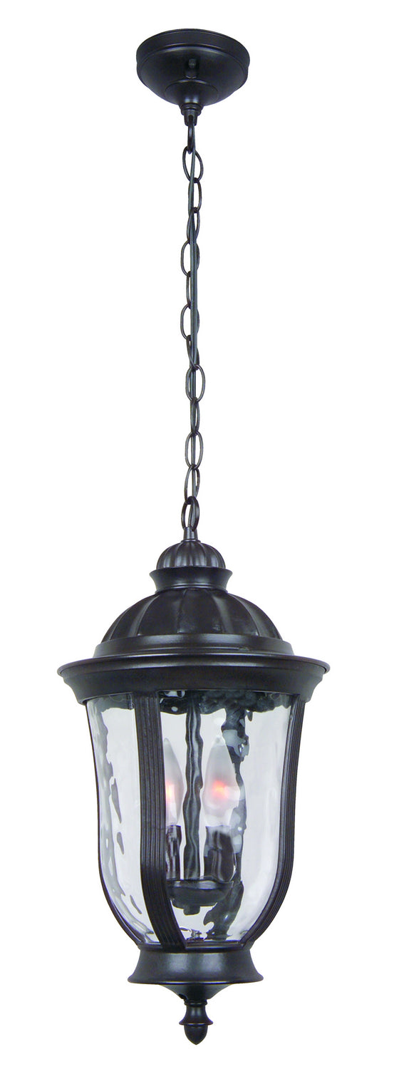 Frances Two Light Pendant in Oiled Bronze Outdoor