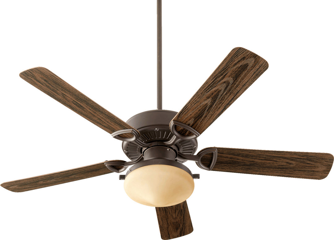 Quorum Estate 52" Outdoor Pull Chain Fan with 18W non dimming LED Light