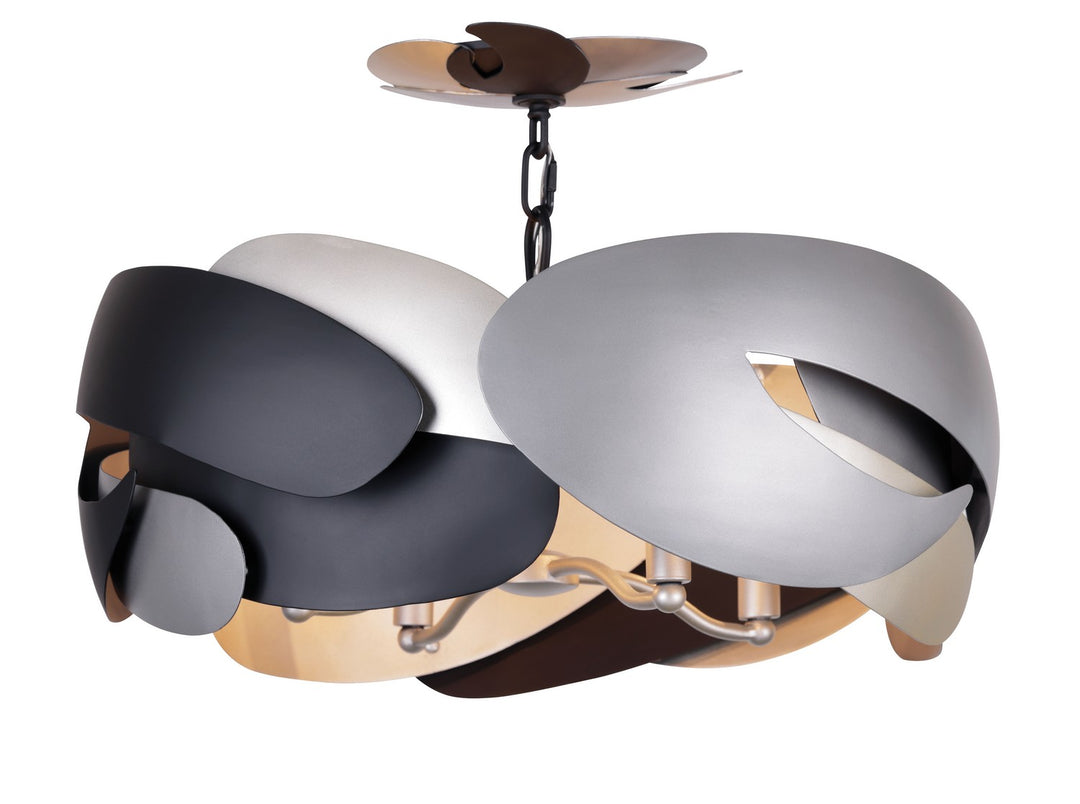 George KovacsMetalo MistoFour Light Semi Flush Mount
