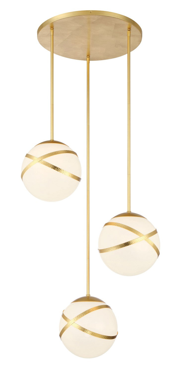 Minka-LaveryBatignollesThree Light Pan Pendant