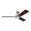 Visual Comfort Fan Harris Smart 56 LED | Outdoor Ceiling Fan with 20W Array & Handheld Remote, 6-speed, Reverse and Dimmer