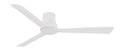 White Base with 3 Flat White Blades. / 60