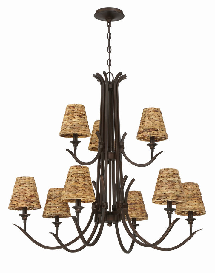 CraftmadeKokomoNine Light Chandelier