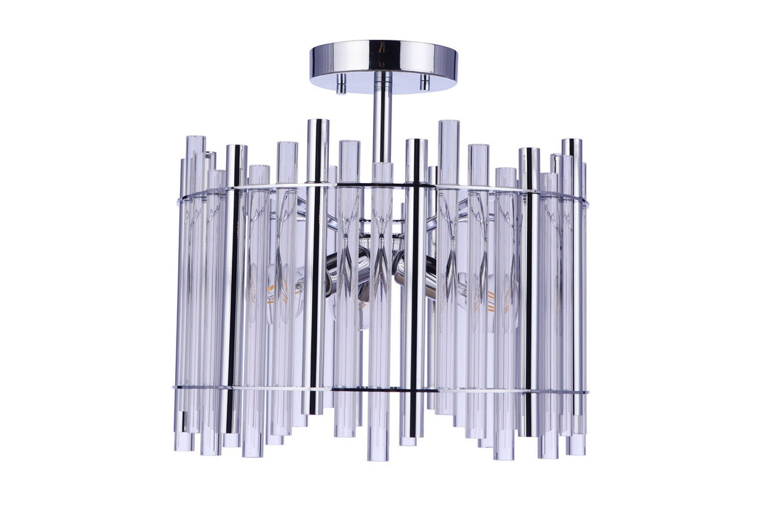 CraftmadeRevealThree Light Semi Flush Mount