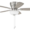 Craftmade Wheeler| Indoor Ceiling Fan with 18W A19 & Pull Chain