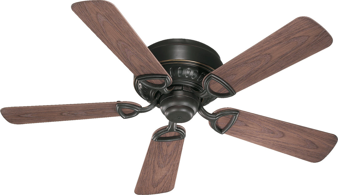 Quorum Medallion 42" Indoor/Outdoor Flushmount Pull Chain Patio Fan