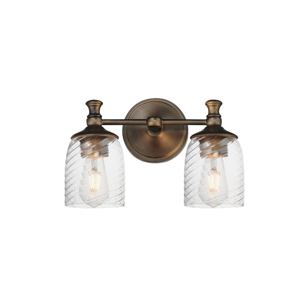 MaximSwirlTwo Light Wall Sconce