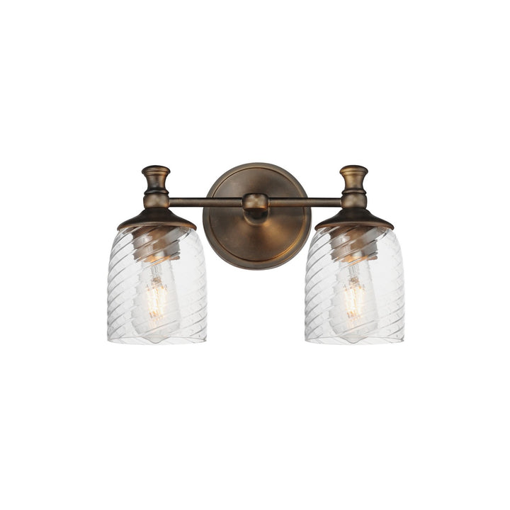 MaximSwirlTwo Light Wall Sconce