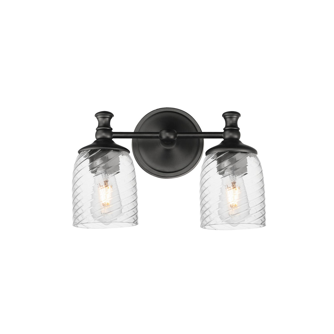 MaximSwirlTwo Light Wall Sconce