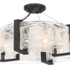 Minka-Lavery Cloud Break | Semi-Flush Mts. at 60W
