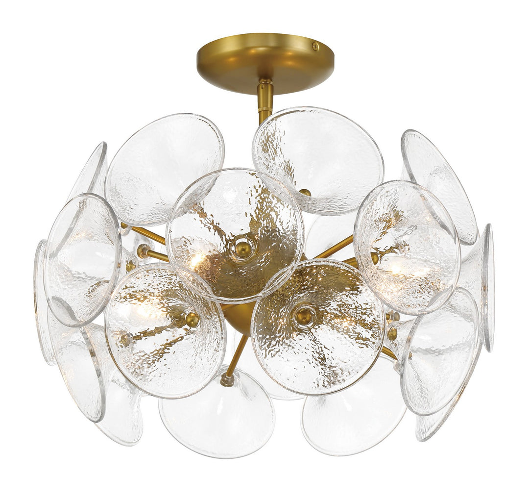 Minka-LaveryWinterFour Light Semi-Flush to Pendant