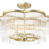 Minka-Lavery Azura | Semi-Flush Mts. at 60W