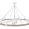 Hinkley Sawyer | Outdoor Ceiling Fan with 4W Candelabra & HIRO Control - 6 Speed Reversing