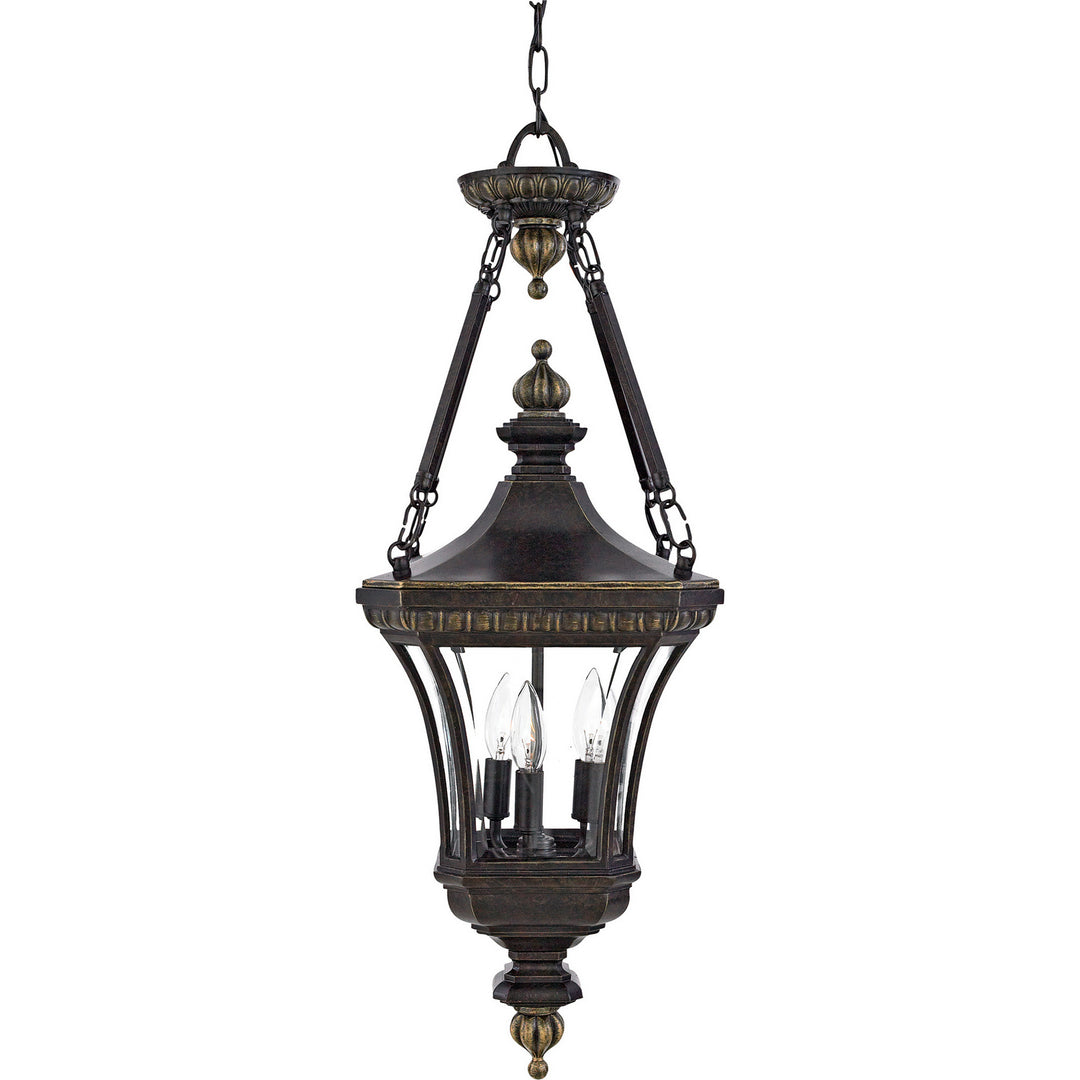 Quoizel Three Light Outdoor Hanging Lantern