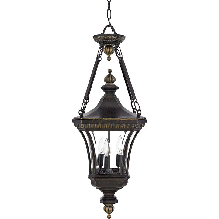 Quoizel Three Light Outdoor Hanging Lantern