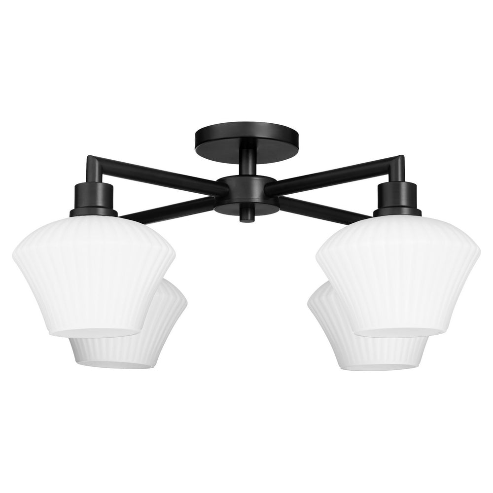 QuorumCassiniFour Light Flush Mount